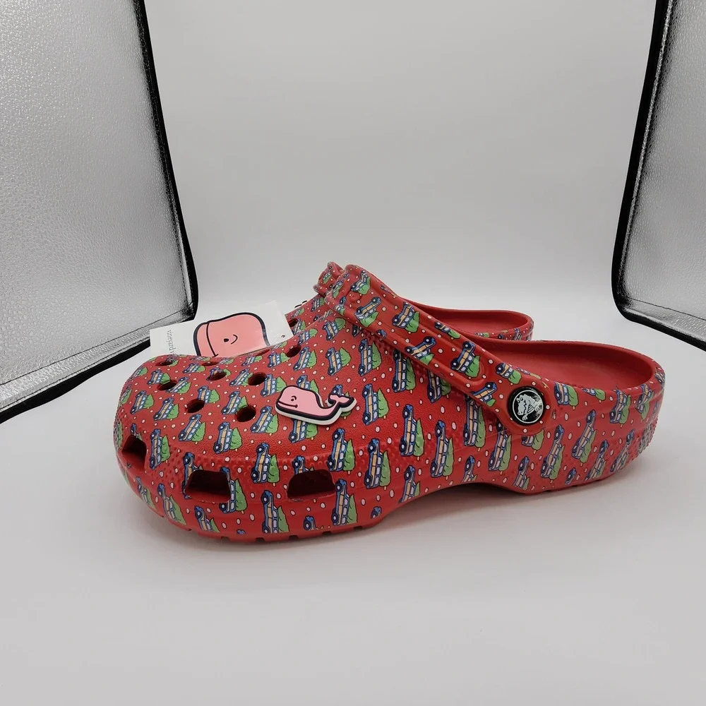 Crocs Classic Clogs Slip On Holiday Vineyard Vines Mens 9 Womens 11 NEW‎ w/ Tag
